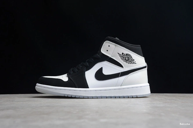 Rep BK white dh6933-100 mid diamond black 1 jordan air 1103